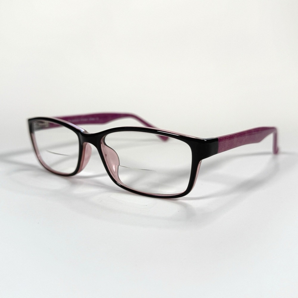 Envy Eyewear Sarah Eyeglasses Frame Only Black & Purple 53-17-140 Womens